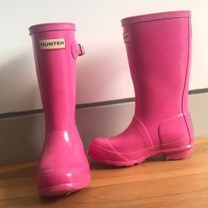 Hunter Kids Original Glitter Rainboots
